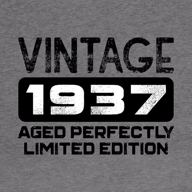 Birthday Gift Vintage 1937 Aged Perfectly by colorsplash